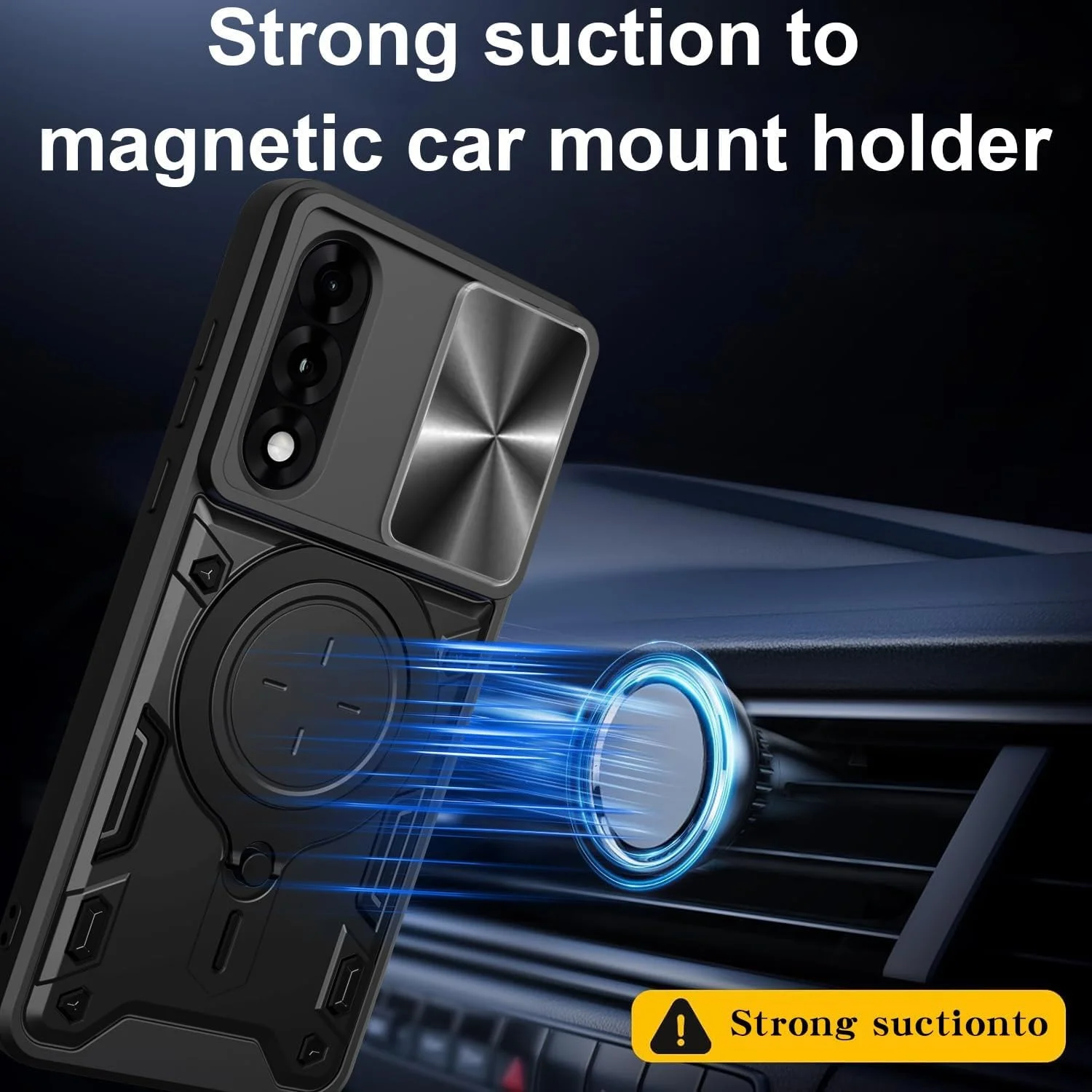 کاور محافظ گوشی ZMONE برای OnePlus Nord 5 5G به همراه محافظ صفحه نمایش، دارای محافظ کشویی دوربین، کاور محافظتی مقاوم - مشکی کاور محافظ گوشی ZMONE برای OnePlus Nord 5 5G به همراه محافظ صفحه نمایش، دارای محافظ کشویی دوربین، کاور محافظتی مقاوم - مشکی