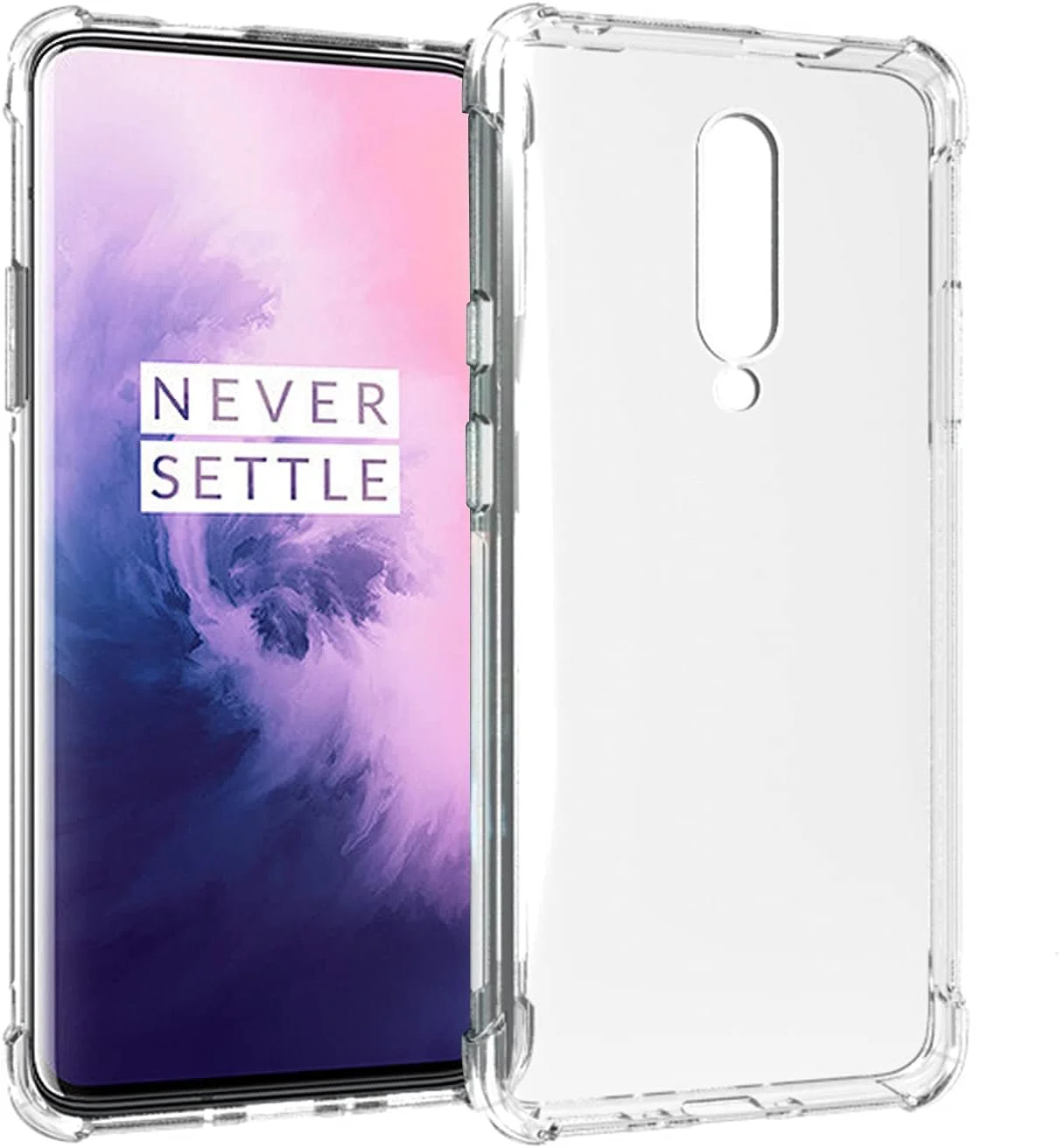قاب محافظ شفاف و نرم TPU Emand سازگار با OnePlus 7 Pro، ضربه گیر با فناوری جذب شوک، لبه های برجسته، پوشش محافظ باریک برای OnePlus 7 Pro 6.67 اینچ قاب محافظ شفاف و نرم TPU Emand سازگار با OnePlus 7 Pro، ضربه گیر با فناوری جذب شوک، لبه های برجسته، پوشش محافظ باریک برای OnePlus 7 Pro 6.67 اینچ