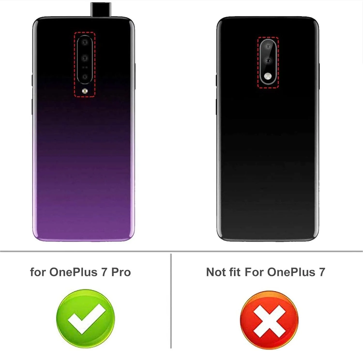 قاب محافظ شفاف و نرم TPU Emand سازگار با OnePlus 7 Pro، ضربه گیر با فناوری جذب شوک، لبه های برجسته، پوشش محافظ باریک برای OnePlus 7 Pro 6.67 اینچ قاب محافظ شفاف و نرم TPU Emand سازگار با OnePlus 7 Pro، ضربه گیر با فناوری جذب شوک، لبه های برجسته، پوشش محافظ باریک برای OnePlus 7 Pro 6.67 اینچ