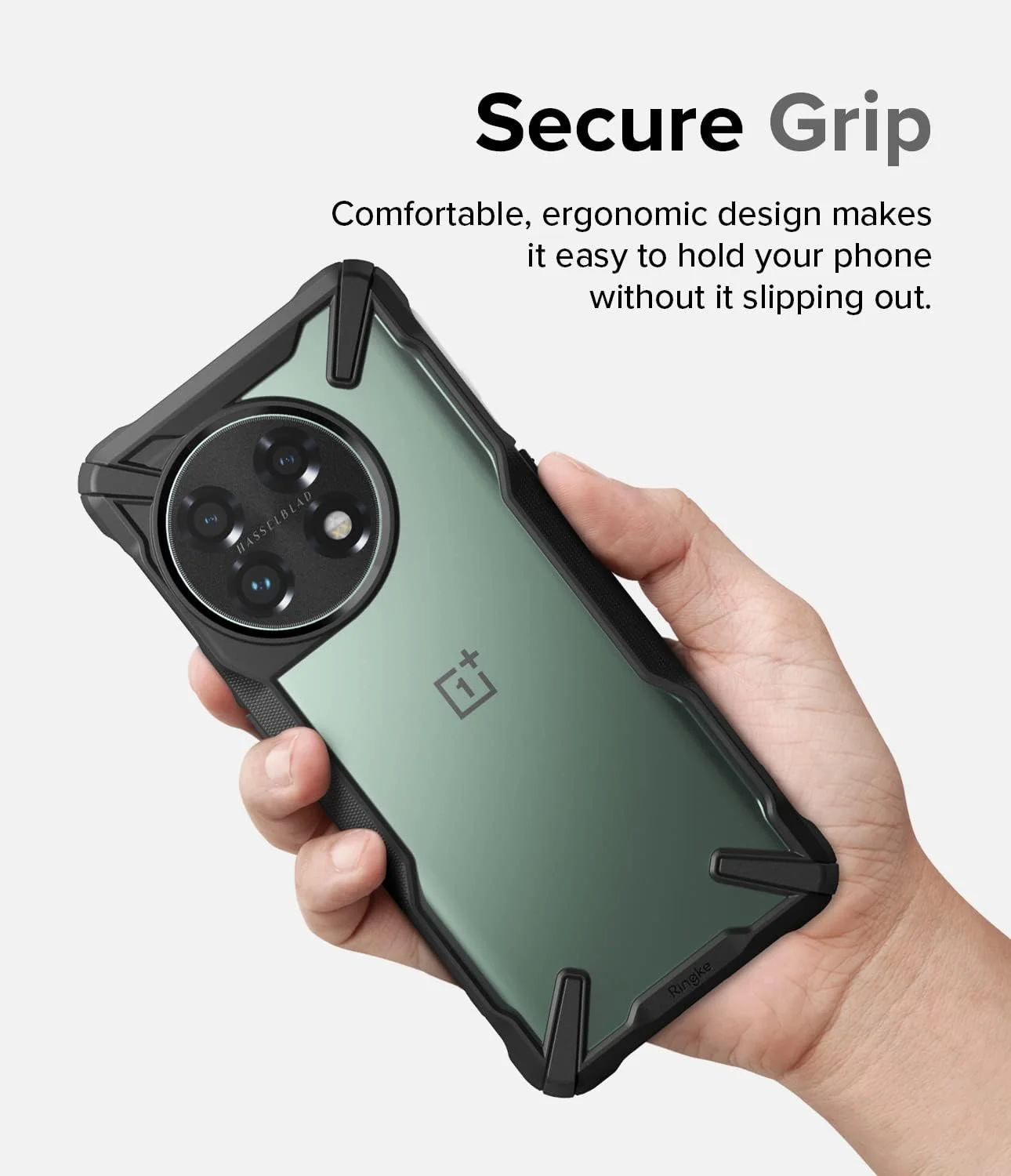 کاور محافظ گوشی Ringke Fusion-X سازگار با OnePlus 11 5G، پشت سخت شفاف، بامپر TPU نرم و انعطاف پذیر، مقاوم در برابر خراش و ضربه - مشکی کاور محافظ گوشی Ringke Fusion-X سازگار با OnePlus 11 5G، پشت سخت شفاف، بامپر TPU نرم و انعطاف پذیر، مقاوم در برابر خراش و ضربه - مشکی