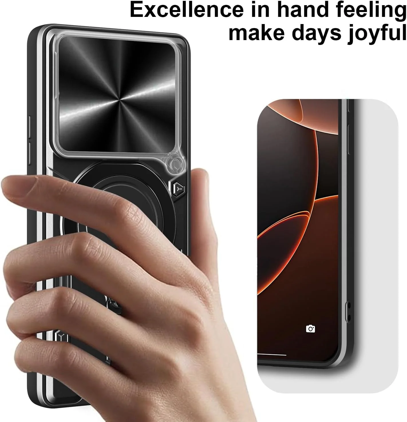 محافظ گوشی Kejuthrv سازگار با Oneplus 13، مقاوم در برابر ضربه، مناسب فضای باز با پوشش کشویی لنز و پایه چرخان 360 درجه، دارای صفحه فلزی برای هولدر مغناطیسی خودرو (صورتی، 6.82 اینچ) محافظ گوشی Kejuthrv سازگار با Oneplus 13، مقاوم در برابر ضربه، مناسب فضای باز با پوشش کشویی لنز و پایه چرخان 360 درجه، دارای صفحه فلزی برای هولدر مغناطیسی خودرو (صورتی، 6.82 اینچ)