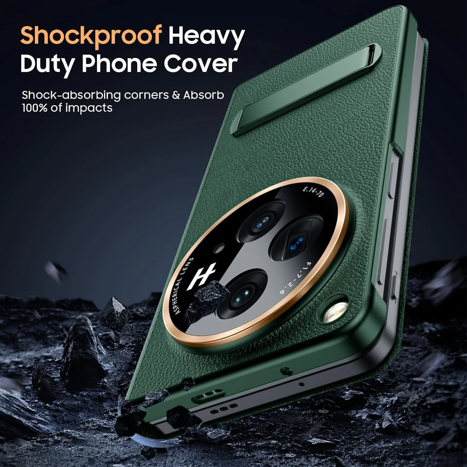 کیف چرمی لوکس TERRIFI برای OnePlus Open - کیف چرمی گاوی با پایه و محافظ لنز دوربین - کیف مغناطیسی تاشو فوق العاده نازک و ضد ضربه برای OnePlus Open 2023 - سبز کیف چرمی لوکس TERRIFI برای OnePlus Open - کیف چرمی گاوی با پایه و محافظ لنز دوربین - کیف مغناطیسی تاشو فوق العاده نازک و ضد ضربه برای OnePlus Open 2023 - سبز