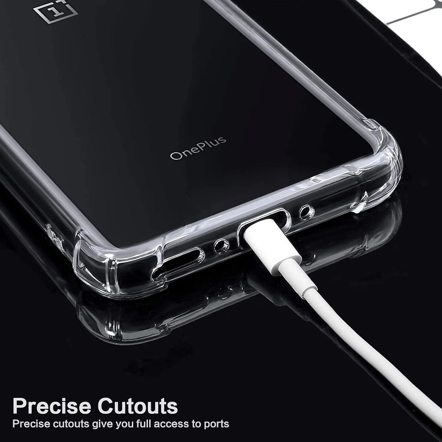 قاب محافظ شفاف و نرم TPU Emand سازگار با OnePlus 7 Pro، ضربه گیر با فناوری جذب شوک، لبه های برجسته، پوشش محافظ باریک برای OnePlus 7 Pro 6.67 اینچ قاب محافظ شفاف و نرم TPU Emand سازگار با OnePlus 7 Pro، ضربه گیر با فناوری جذب شوک، لبه های برجسته، پوشش محافظ باریک برای OnePlus 7 Pro 6.67 اینچ