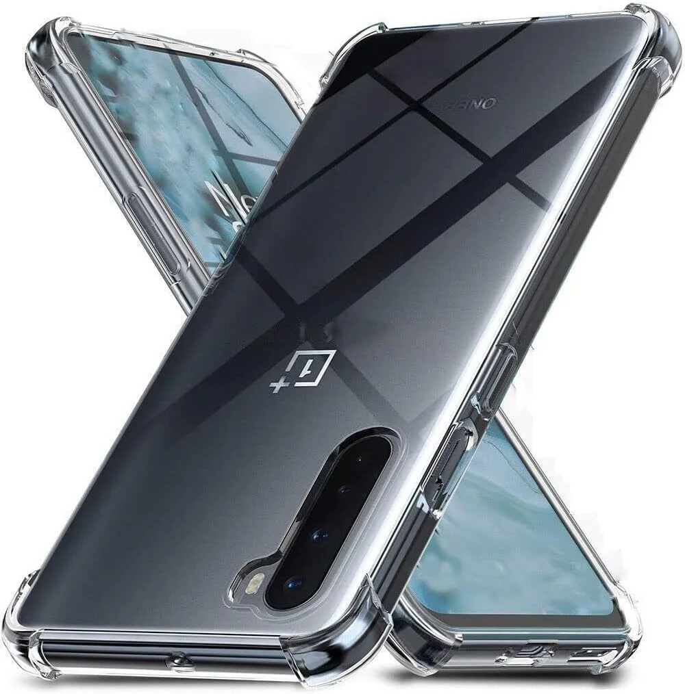 کاور محافظ شفاف و نرم سیلیکونی برای گوشی وان پلاس نورد، ضد ضربه با گوشههای تقویت شده کاور محافظ شفاف و نرم سیلیکونی برای گوشی وان پلاس نورد، ضد ضربه با گوشههای تقویت شده