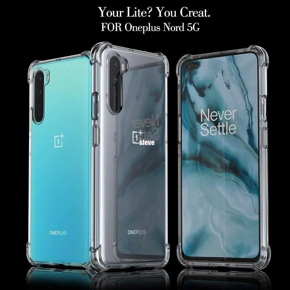 کاور محافظ شفاف و نرم سیلیکونی برای گوشی وان پلاس نورد، ضد ضربه با گوشههای تقویت شده کاور محافظ شفاف و نرم سیلیکونی برای گوشی وان پلاس نورد، ضد ضربه با گوشههای تقویت شده