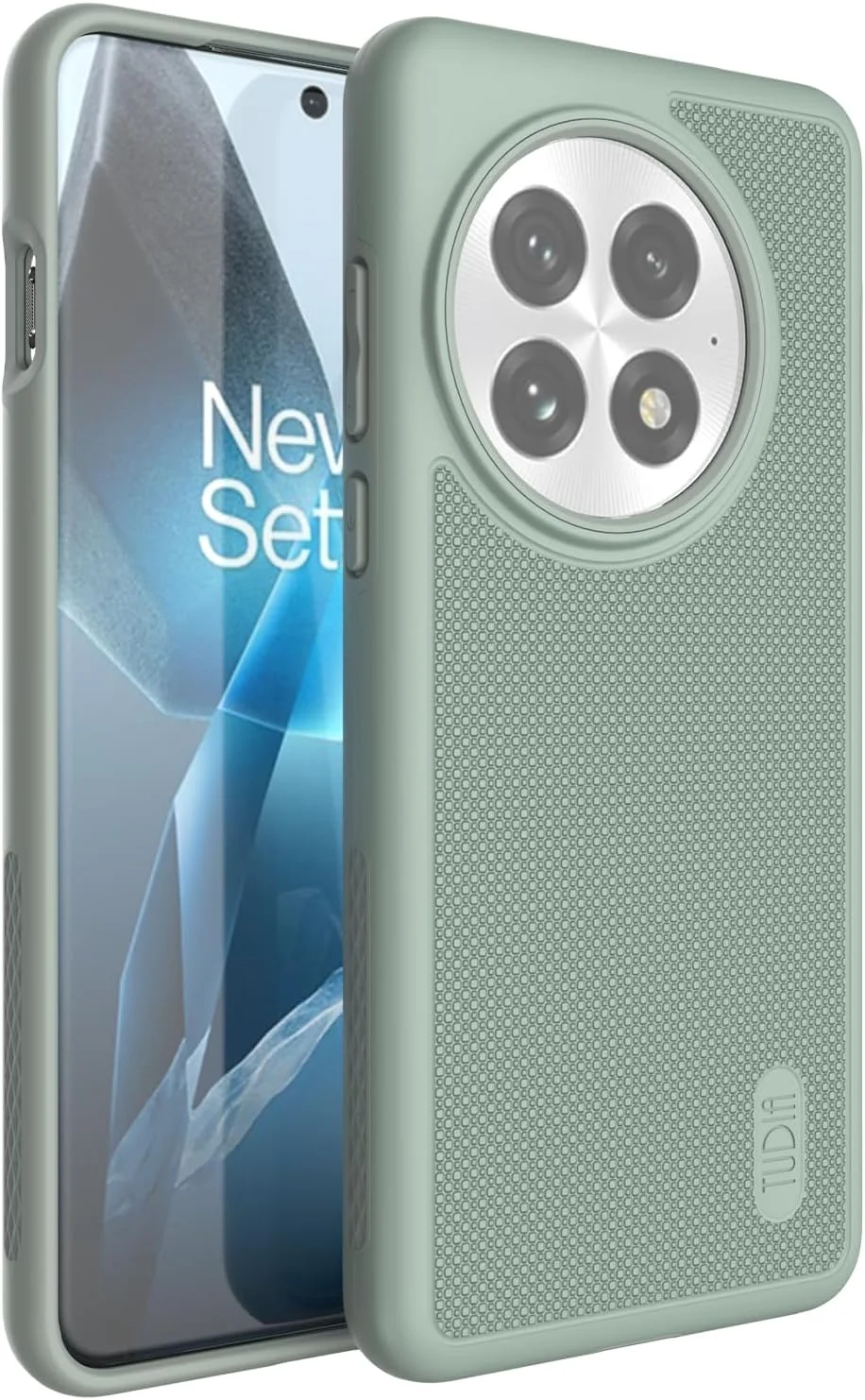 کاور محافظ مدل MergeGrip تودیا مناسب برای گوشی وان پلاس 13 5G (سال 2025) - کاور مقاوم، باریک و ضد ضربه با دو لایه محافظ - رنگ سبز لیلی