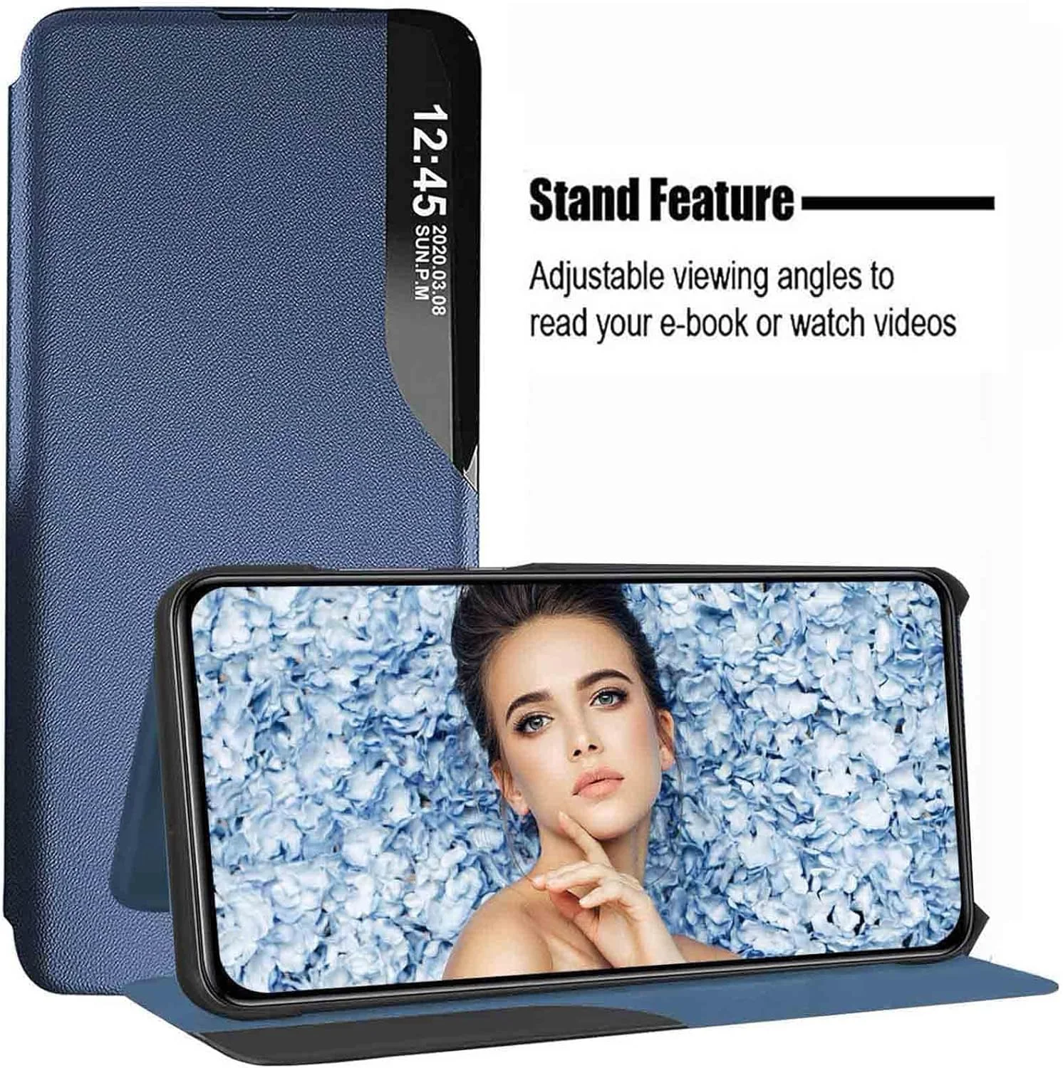 قاب گوشی برای OnePlus 13R 2025، کاور تاشو هوشمند با قابلیت استند، قاب محافظ چرمی با کیفیت برای OnePlus 13R 5G 2025 (آبی) قاب گوشی برای OnePlus 13R 2025، کاور تاشو هوشمند با قابلیت استند، قاب محافظ چرمی با کیفیت برای OnePlus 13R 5G 2025 (آبی)