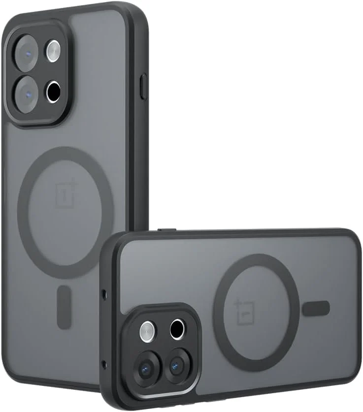 قاب محافظ مغناطیسی برای وان پلاس 13S: قاب گوشی مات نیمه شفاف ضد ضربه با پوشش دوربین، وان پلاس 13 باریک و نازک با سپر سیلیکونی مقاوم در برابر سقوط