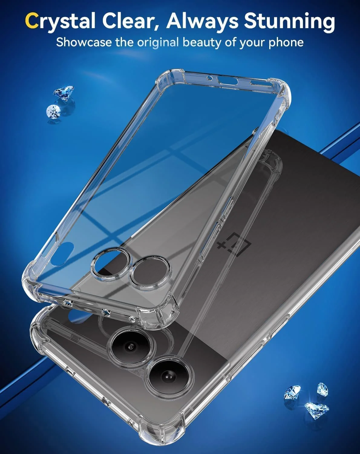 کاور محافظ شفاف برای گوشی وان پلاس نورد 4، محافظت عالی از دوربین، ضد لغزش، باریک و محافظ کاور محافظ شفاف برای گوشی وان پلاس نورد 4، محافظت عالی از دوربین، ضد لغزش، باریک و محافظ