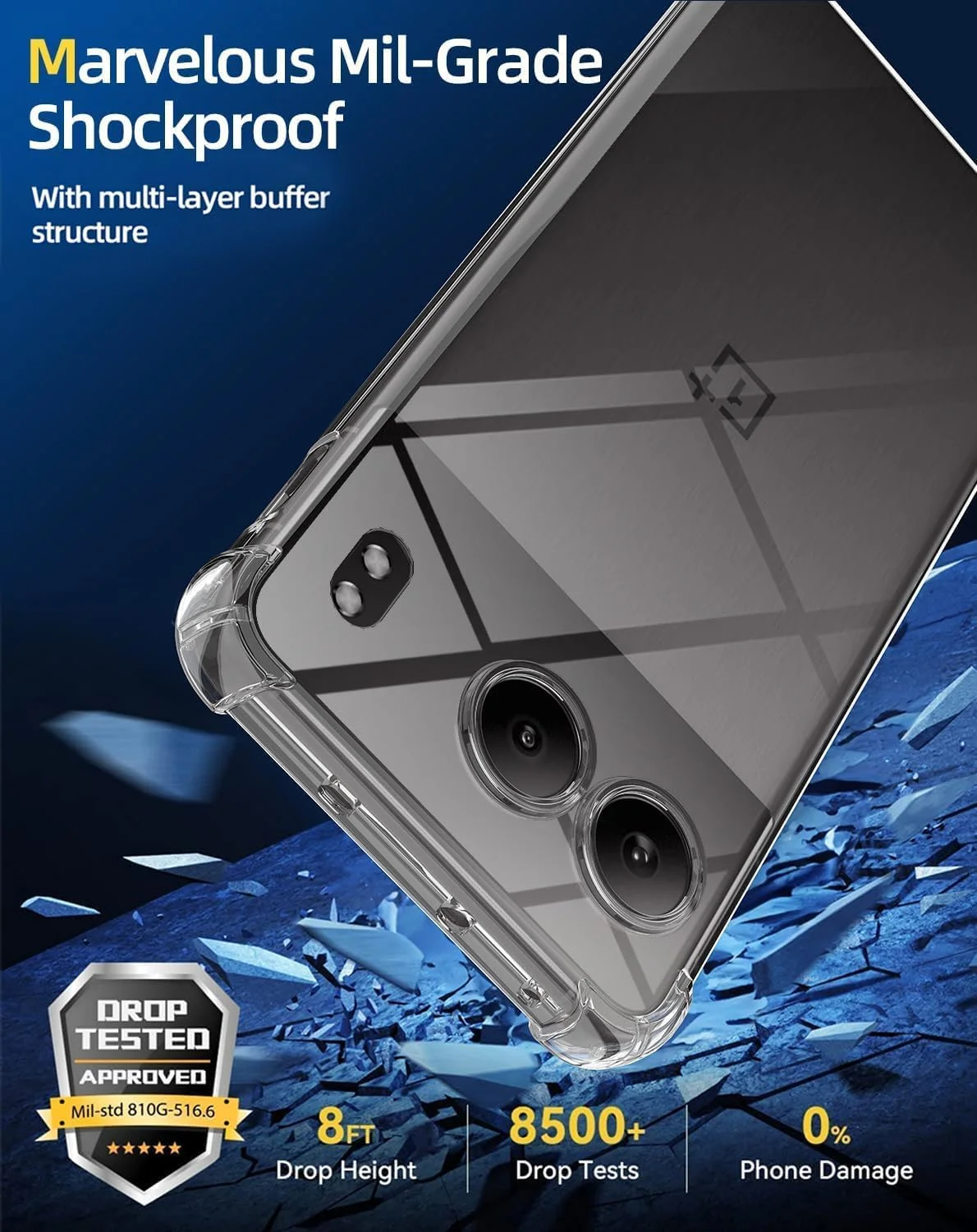 کاور محافظ شفاف برای گوشی وان پلاس نورد 4، محافظت عالی از دوربین، ضد لغزش، باریک و محافظ کاور محافظ شفاف برای گوشی وان پلاس نورد 4، محافظت عالی از دوربین، ضد لغزش، باریک و محافظ