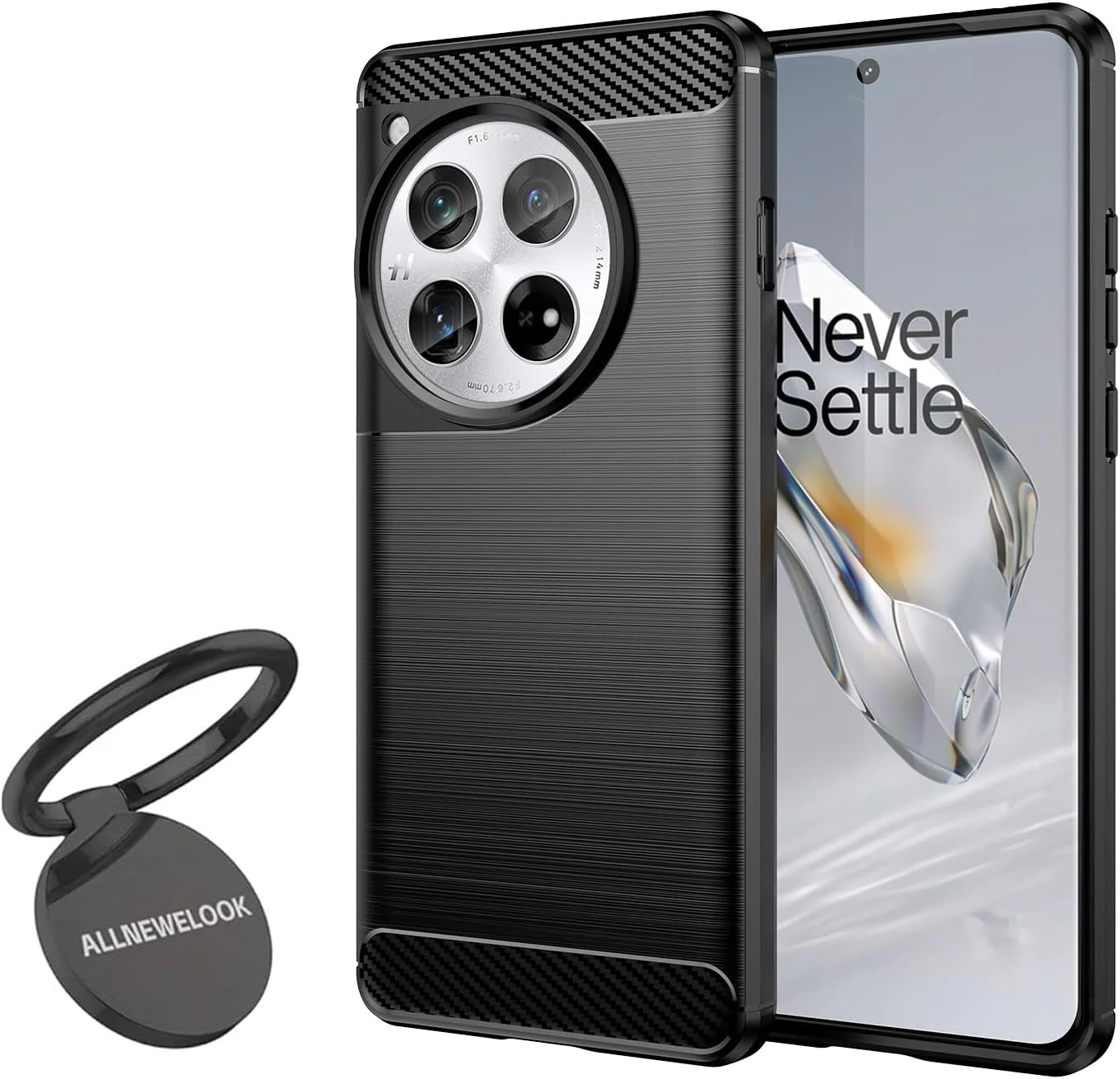 کاور مشکی TPU آل نیو لوک برای OnePlus 12 5G به همراه یک حلقه نگهدارنده، TPU نرم مقاوم در برابر خش و ضد ضربه (MF LS برای OnePlus 12 5G) کاور مشکی TPU آل نیو لوک برای OnePlus 12 5G به همراه یک حلقه نگهدارنده، TPU نرم مقاوم در برابر خش و ضد ضربه (MF LS برای OnePlus 12 5G)