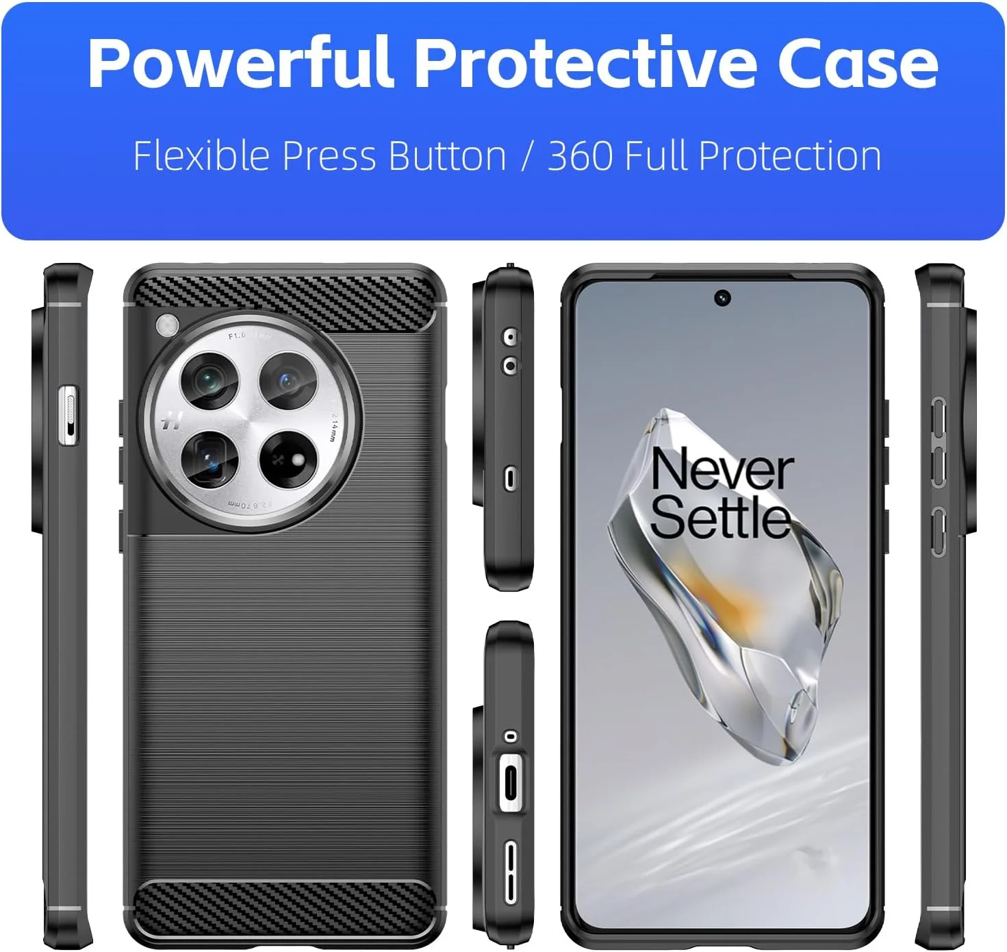 کاور مشکی TPU آل نیو لوک برای OnePlus 12 5G به همراه یک حلقه نگهدارنده، TPU نرم مقاوم در برابر خش و ضد ضربه (MF LS برای OnePlus 12 5G) کاور مشکی TPU آل نیو لوک برای OnePlus 12 5G به همراه یک حلقه نگهدارنده، TPU نرم مقاوم در برابر خش و ضد ضربه (MF LS برای OnePlus 12 5G)