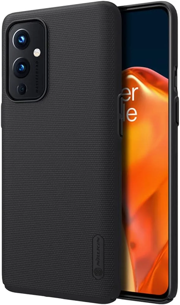 کاور نیلکین سازگار با قاب گوشی وان پلاس 9 مدل Super Frosted Shield، کاور سخت گوشی [باریک] [طراحی شده برای وان پلاس 9 نسخه انگلستان] - مشکی