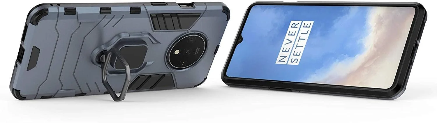 قاب محافظ گوشی وان پلاس 7T، دارای حلقه نگهدارنده مغناطیسی و چرخش 360 درجه (آبی تیره) قاب محافظ گوشی وان پلاس 7T، دارای حلقه نگهدارنده مغناطیسی و چرخش 360 درجه (آبی تیره)