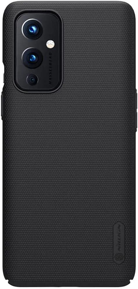 کاور نیلکین سازگار با قاب گوشی وان پلاس 9 مدل Super Frosted Shield، کاور سخت گوشی [باریک] [طراحی شده برای وان پلاس 9 نسخه انگلستان] - مشکی