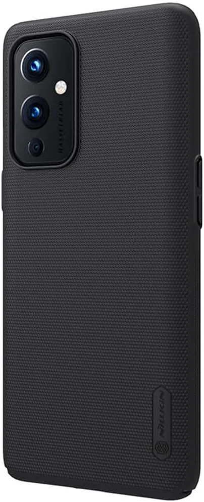 کاور نیلکین سازگار با قاب گوشی وان پلاس 9 مدل Super Frosted Shield، کاور سخت گوشی [باریک] [طراحی شده برای وان پلاس 9 نسخه انگلستان] - مشکی