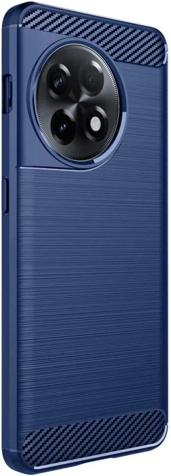 قاب گوشی مارگون با بافت برس خورده فیبر کربنی TPU، ضد اثر انگشت برای وان پلاس 11R / وان پلاس Ace 2 (آبی تیره) قاب گوشی مارگون با بافت برس خورده فیبر کربنی TPU، ضد اثر انگشت برای وان پلاس 11R / وان پلاس Ace 2 (آبی تیره)