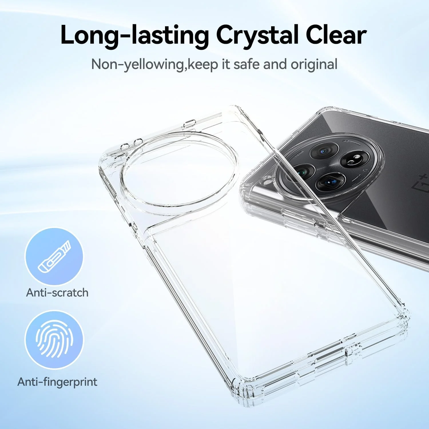 کاور محافظ شفاف T Tersely برای وان پلاس 12 - ضربه گیر TPU+PC، محافظ کریستالی شفاف و ضد زردی (شفاف) کاور محافظ شفاف T Tersely برای وان پلاس 12 - ضربه گیر TPU+PC، محافظ کریستالی شفاف و ضد زردی (شفاف)