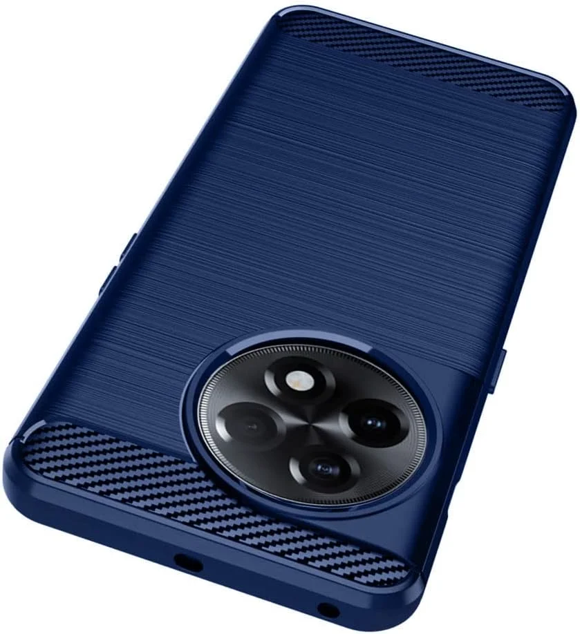 قاب گوشی مارگون با بافت برس خورده فیبر کربنی TPU، ضد اثر انگشت برای وان پلاس 11R / وان پلاس Ace 2 (آبی تیره) قاب گوشی مارگون با بافت برس خورده فیبر کربنی TPU، ضد اثر انگشت برای وان پلاس 11R / وان پلاس Ace 2 (آبی تیره)