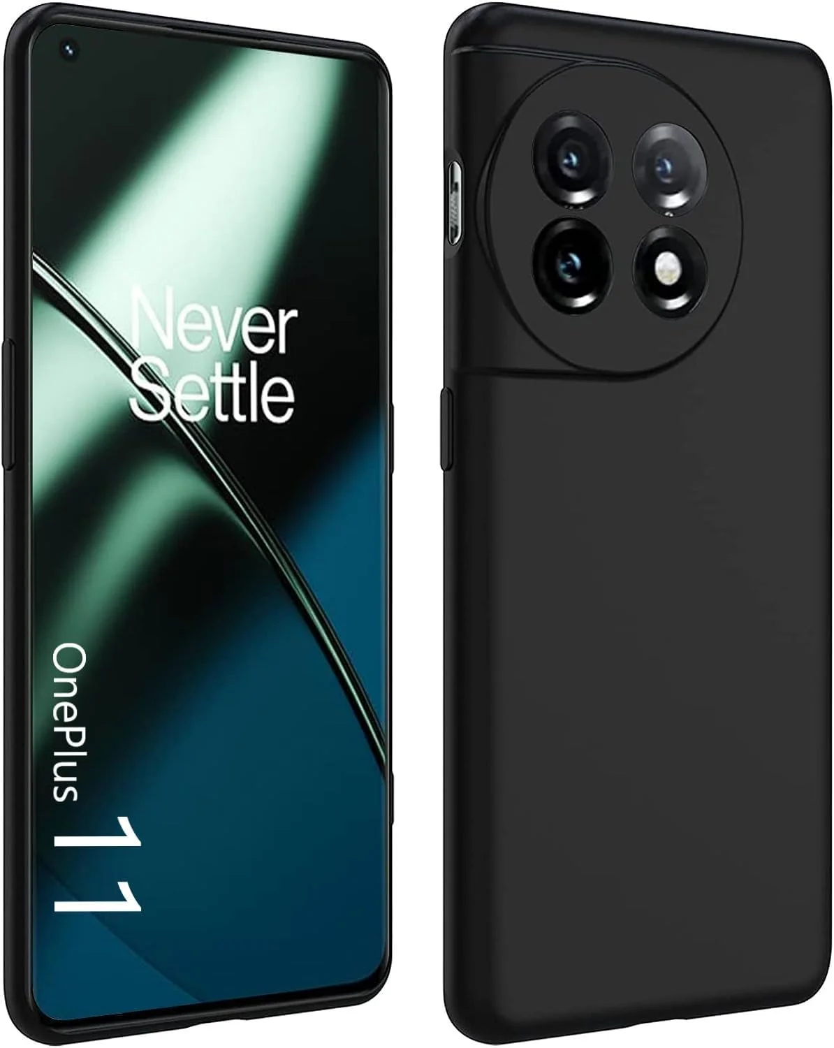 قاب محافظ گوشی OnePlus 11 5G، ساخته شده از TPU مات، با محافظت از دوربین، نرم، فوق العاده نازک و محافظ پشت، سازگار با OnePlus 11 (مشکی) قاب محافظ گوشی OnePlus 11 5G، ساخته شده از TPU مات، با محافظت از دوربین، نرم، فوق العاده نازک و محافظ پشت، سازگار با OnePlus 11 (مشکی)