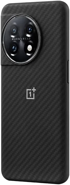 کاور محافظ فیبر آرامید مشکی برای OnePlus 11 5G کاور محافظ فیبر آرامید مشکی برای OnePlus 11 5G