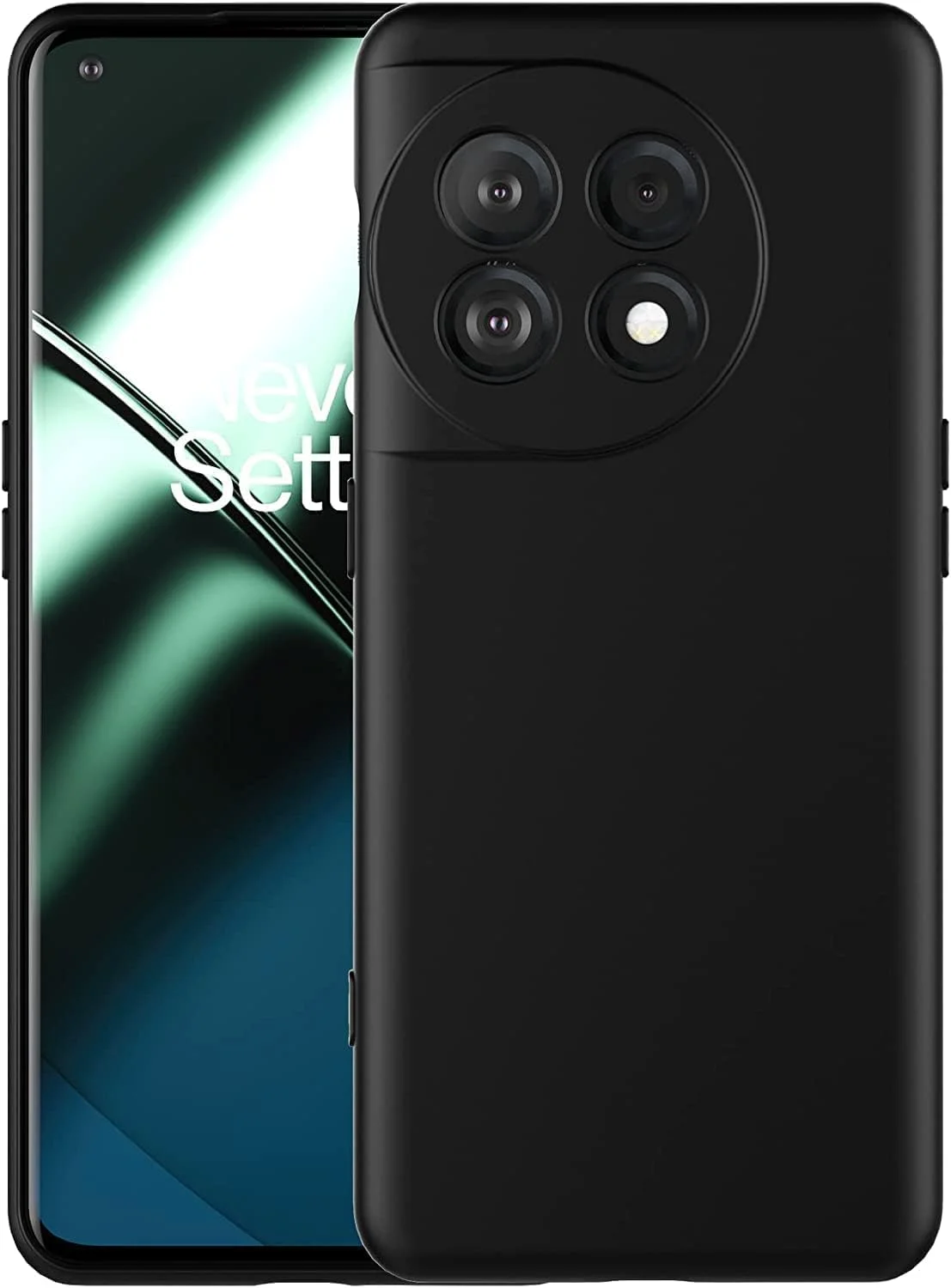 قاب محافظ گوشی OnePlus 11 5G، ساخته شده از TPU مات، با محافظت از دوربین، نرم، فوق العاده نازک و محافظ پشت، سازگار با OnePlus 11 (مشکی) قاب محافظ گوشی OnePlus 11 5G، ساخته شده از TPU مات، با محافظت از دوربین، نرم، فوق العاده نازک و محافظ پشت، سازگار با OnePlus 11 (مشکی)