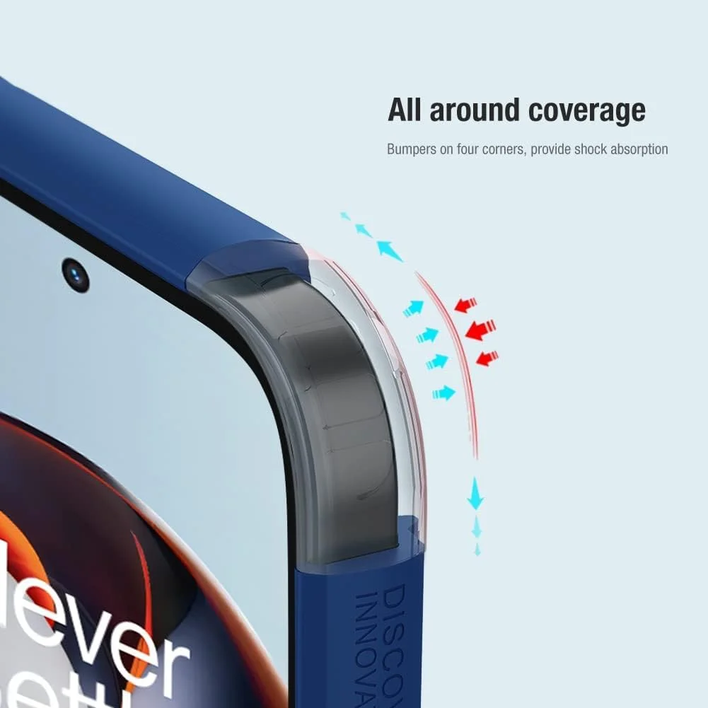 قاب محافظ گوشی وان پلاس 11R 5G / وان پلاس Ace 2 - محافظت کامل بدنه، مقاوم در برابر ضربه، طراحی باریک، مشکی، ساخته شده از پلی کربنات و TPU