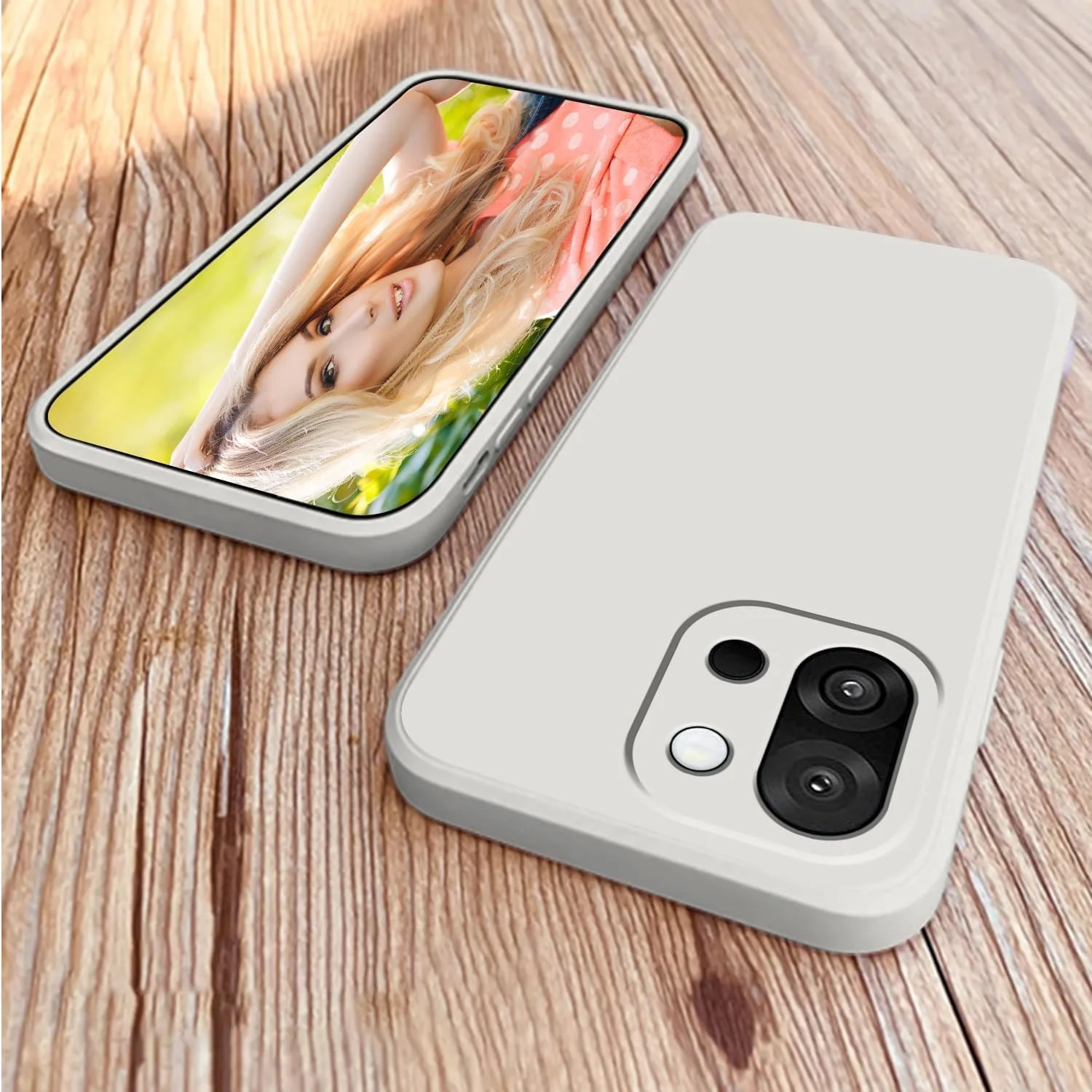 قاب محافظ سیلیکونی ضد خش و ضد ضربه برای وان پلاس 13s 5G، با طراحی باریک و لطیف - (سفید) قاب محافظ سیلیکونی ضد خش و ضد ضربه برای وان پلاس 13s 5G، با طراحی باریک و لطیف - (سفید)