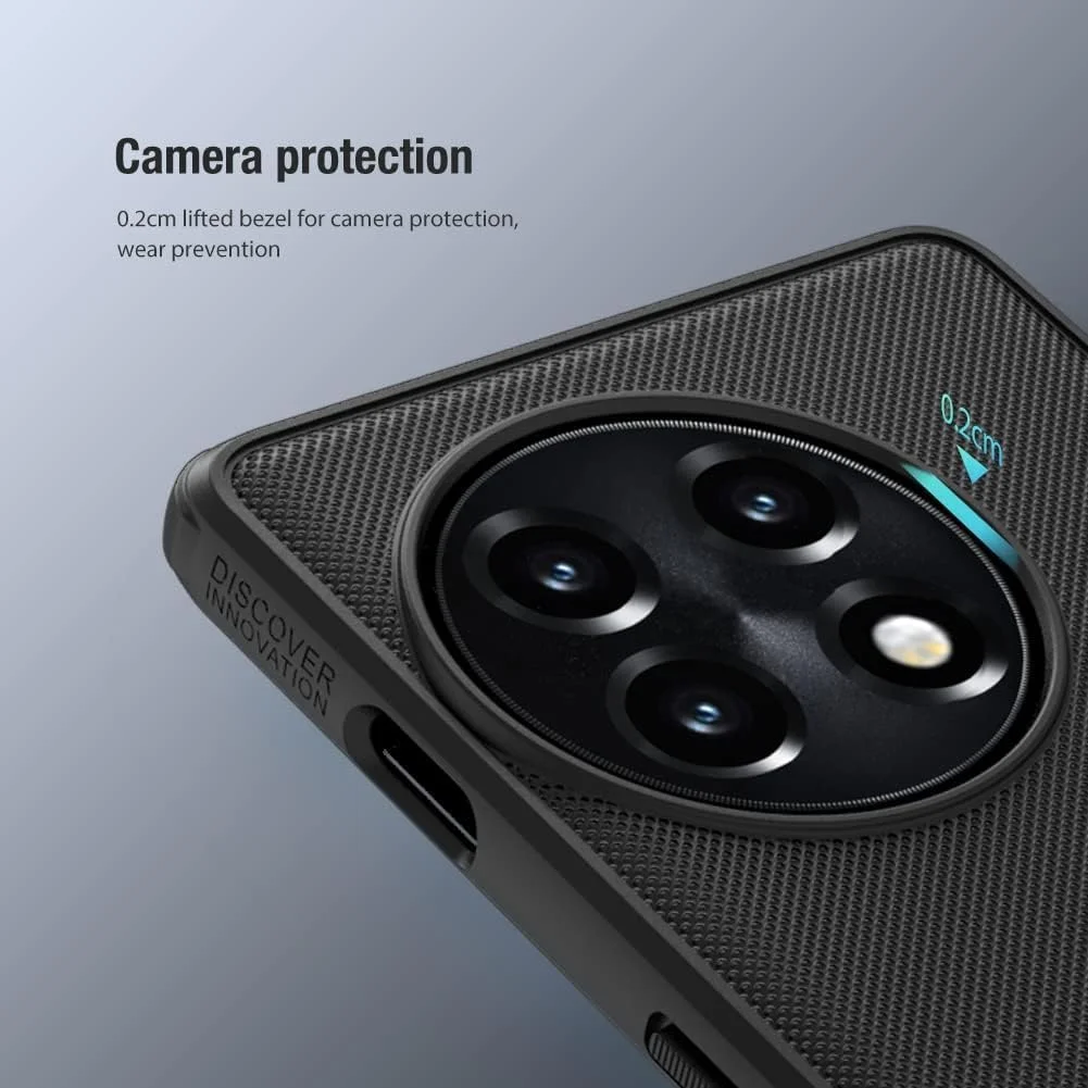 قاب محافظ گوشی وان پلاس 11R 5G / وان پلاس Ace 2 - محافظت کامل بدنه، مقاوم در برابر ضربه، طراحی باریک، مشکی، ساخته شده از پلی کربنات و TPU