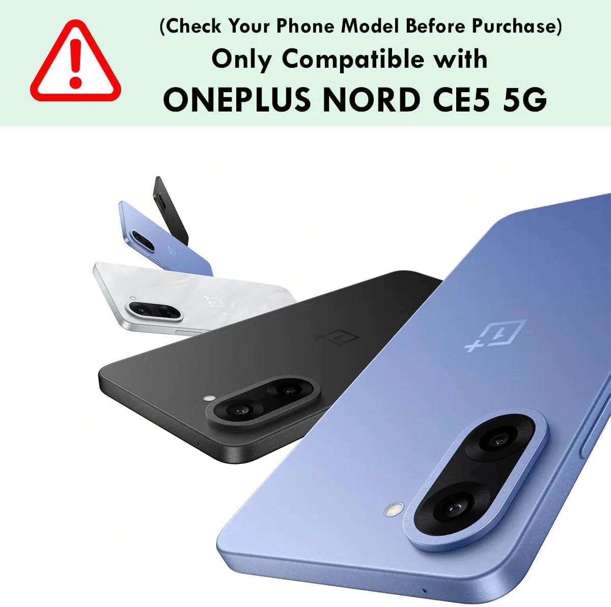 قاب محافظ ضد ضربه شفاف با پشت سخت برای OnePlus Nord CE 5، محافظت 360 درجه با سپر TPU و پشت شفاف مناسب برای OnePlus Nord CE 5 قاب محافظ ضد ضربه شفاف با پشت سخت برای OnePlus Nord CE 5، محافظت 360 درجه با سپر TPU و پشت شفاف مناسب برای OnePlus Nord CE 5