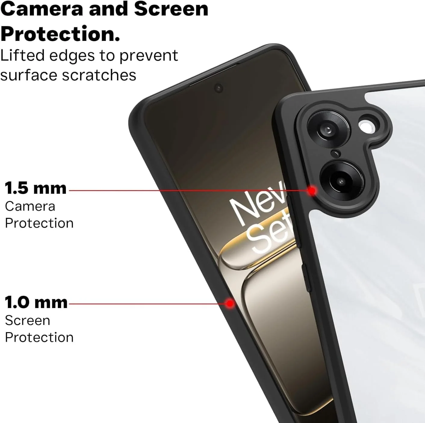 قاب محافظ ضد ضربه شفاف با پشت سخت برای OnePlus Nord CE 5، محافظت 360 درجه با سپر TPU و پشت شفاف مناسب برای OnePlus Nord CE 5 قاب محافظ ضد ضربه شفاف با پشت سخت برای OnePlus Nord CE 5، محافظت 360 درجه با سپر TPU و پشت شفاف مناسب برای OnePlus Nord CE 5