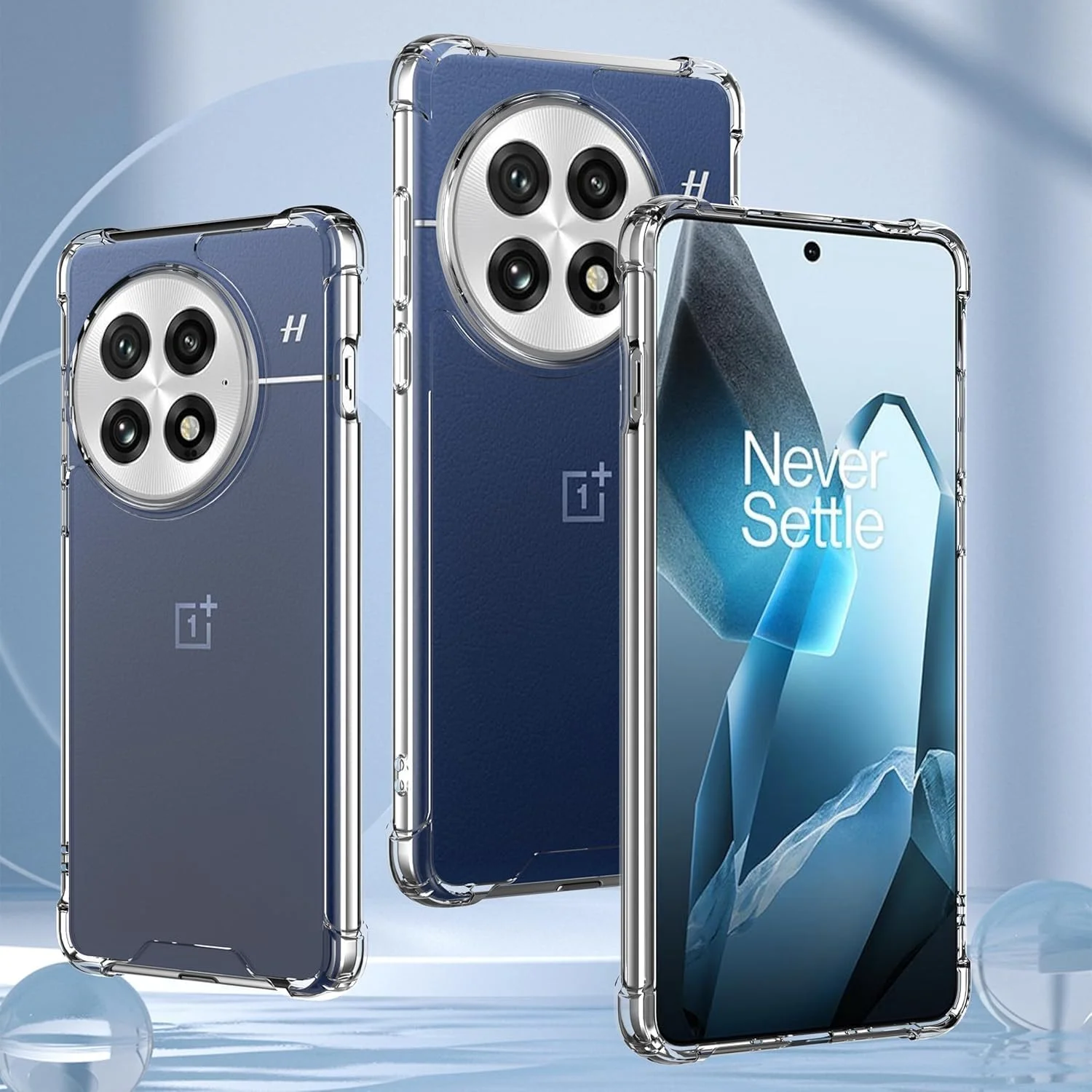 کاور محافظ سیلیکونی نرم و سبک وزن با محافظت از دوربین، طراحی شده برای OnePlus 13 5G (شفاف) کاور محافظ سیلیکونی نرم و سبک وزن با محافظت از دوربین، طراحی شده برای OnePlus 13 5G (شفاف)