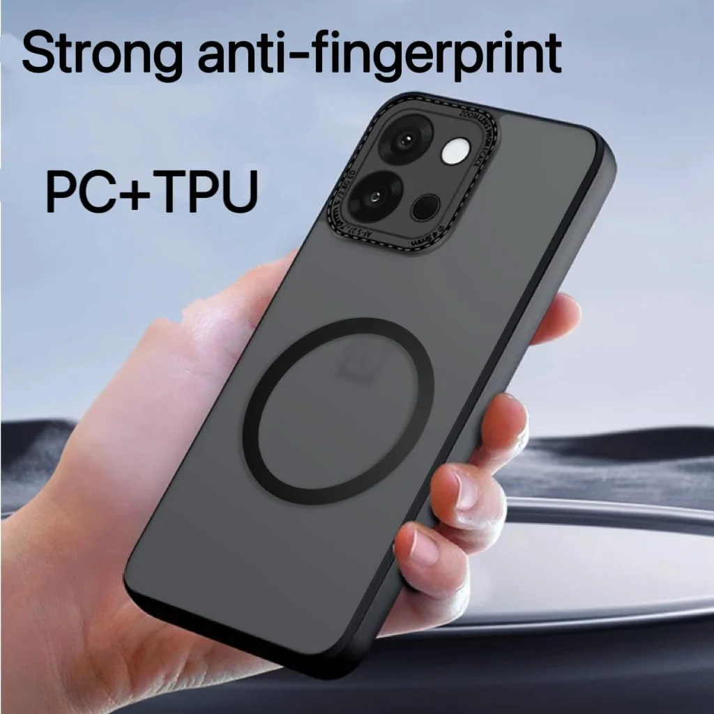 قاب محافظ مغناطیسی برای وان پلاس ۱۳s: قاب گوشی مات نیمه شفاف ضد ضربه با پوشش دوربین - قاب باریک و نازک اما با سپر سیلیکونی مقاوم در برابر سقوط درجه نظامی (مشکی مات) قاب محافظ مغناطیسی برای وان پلاس ۱۳s: قاب گوشی مات نیمه شفاف ضد ضربه با پوشش دوربین - قاب باریک و نازک اما با سپر سیلیکونی مقاوم در برابر سقوط درجه نظامی (مشکی مات)