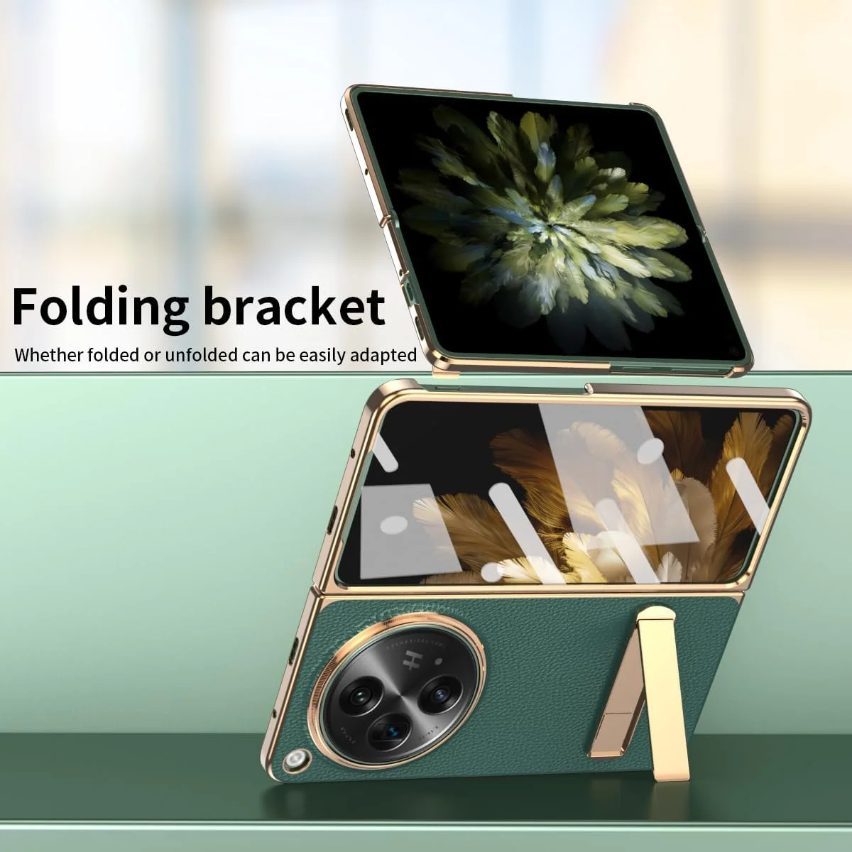 قاب گوشی مناسب برای وان پلاس اوپن/اوپو فایند N3، چرم اعلا لوکس، محافظت کامل بدنه، محافظ صفحه نمایش داخلی، پایه نگهدارنده مقاوم در برابر سقوط (مشکی) قاب گوشی مناسب برای وان پلاس اوپن/اوپو فایند N3، چرم اعلا لوکس، محافظت کامل بدنه، محافظ صفحه نمایش داخلی، پایه نگهدارنده مقاوم در برابر سقوط (مشکی)