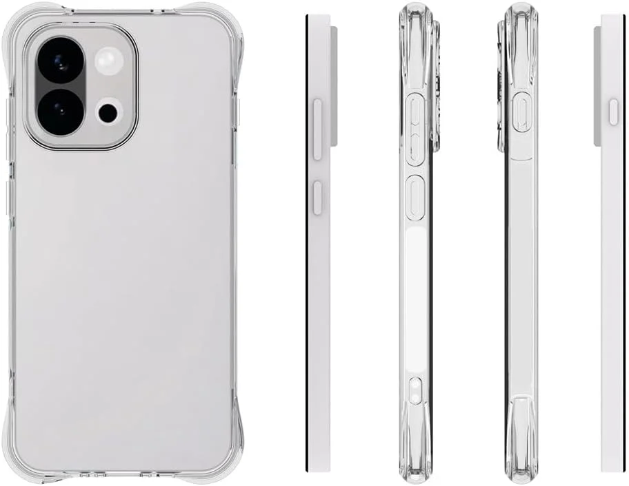 قاب محافظ شفاف برای وان پلاس 13S 5G: محافظ نرم و باریک TPU با ضربه گیر گوشه ها، مقاوم در برابر ضربه، ضد خش، کاور کریستالی شفاف گوشی برای وان پلاس 13S قاب محافظ شفاف برای وان پلاس 13S 5G: محافظ نرم و باریک TPU با ضربه گیر گوشه ها، مقاوم در برابر ضربه، ضد خش، کاور کریستالی شفاف گوشی برای وان پلاس 13S