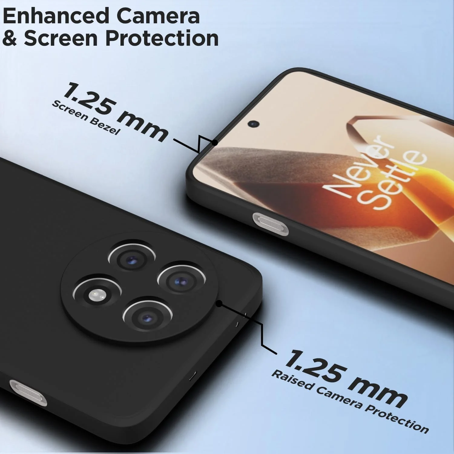 کاور محافظ گوشی وان پلاس 13R 5G، کاور سیلیکونی TPU نرم و سبک با محافظت در برابر ضربه و محافظت از دوربین، طراحی شده برای 1 + 13R (مشکی) کاور محافظ گوشی وان پلاس 13R 5G، کاور سیلیکونی TPU نرم و سبک با محافظت در برابر ضربه و محافظت از دوربین، طراحی شده برای 1 + 13R (مشکی)