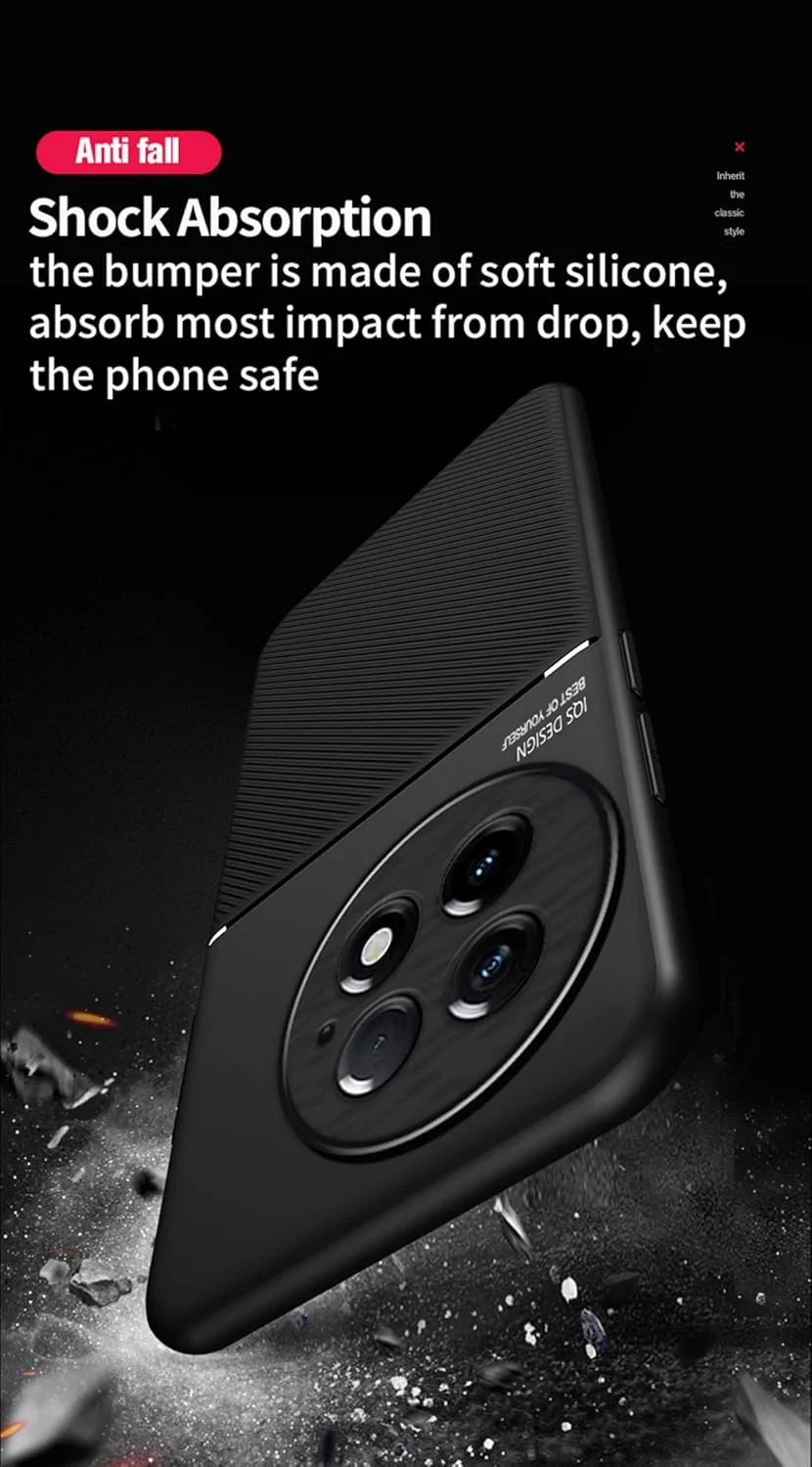 قاب محافظ گوشی TIANCI برای OnePlus 13، بافت چرمی ضد لغزش و ضد ضربه، پوشش [چرم PU سازگار با پوست] [TPU فوق العاده نازک] برای OnePlus 13 - سبز