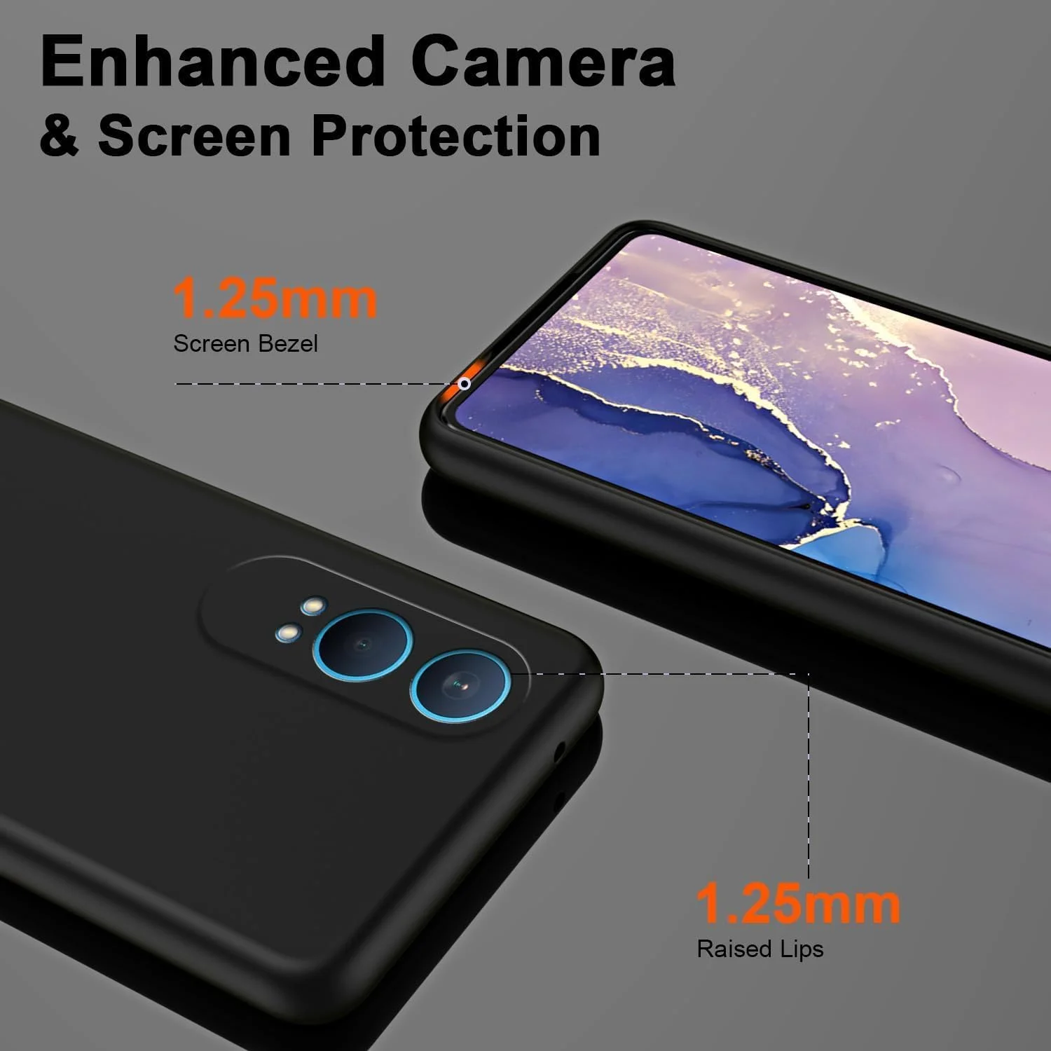 قاب ژله ای سیلیکونی نرم Zubitech برای گوشی وان پلاس نورد CE4 Lite 5G، روکش پشتی مات ضد ضربه با پوشش داخلی پارچه ای و محافظ دوربین، مناسب برای 1 + Nord CE 4 Lite (مشکی) قاب ژله ای سیلیکونی نرم Zubitech برای گوشی وان پلاس نورد CE4 Lite 5G، روکش پشتی مات ضد ضربه با پوشش داخلی پارچه ای و محافظ دوربین، مناسب برای 1 + Nord CE 4 Lite (مشکی)