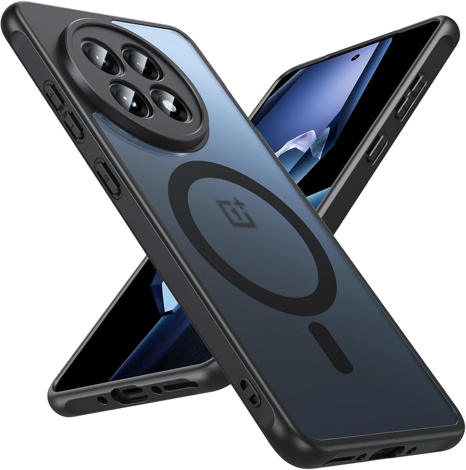 قاب مغناطیسی برای گوشی وان پلاس 13R: قاب محافظ ضد ضربه باریک با پوشش مات نیمه شفاف، محافظت در برابر سقوط با استاندارد نظامی، ضد اثر انگشت، مناسب برای گوشی وان پلاس 13R 5G 2025 قاب مغناطیسی برای گوشی وان پلاس 13R: قاب محافظ ضد ضربه باریک با پوشش مات نیمه شفاف، محافظت در برابر سقوط با استاندارد نظامی، ضد اثر انگشت، مناسب برای گوشی وان پلاس 13R 5G 2025