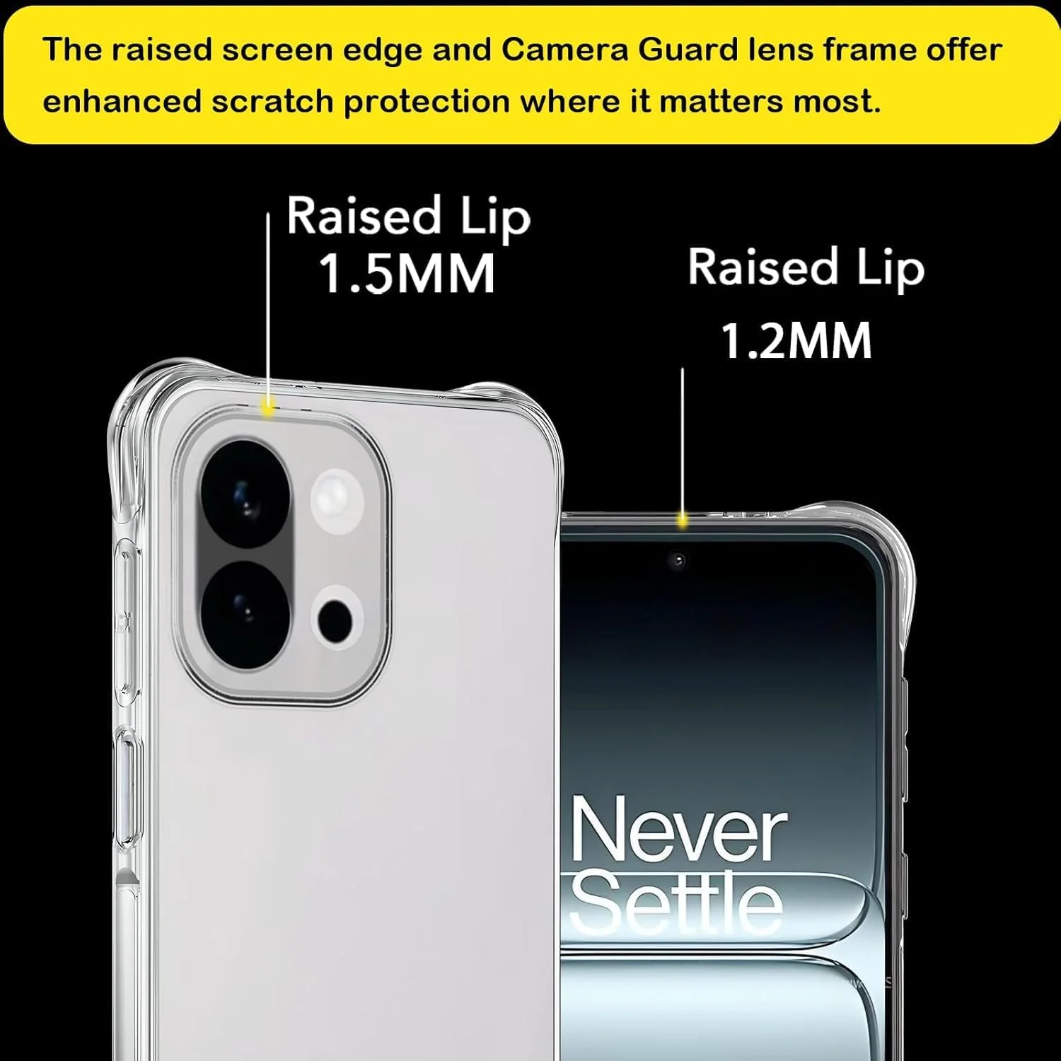 قاب محافظ شفاف گوشی برای وان پلاس 13T / و وان پلاس 13S، با گوشه های تقویت شده، محافظت از دوربین، طراحی باریک، ضد ضربه و انعطاف پذیر از جنس TPU قاب محافظ شفاف گوشی برای وان پلاس 13T / و وان پلاس 13S، با گوشه های تقویت شده، محافظت از دوربین، طراحی باریک، ضد ضربه و انعطاف پذیر از جنس TPU