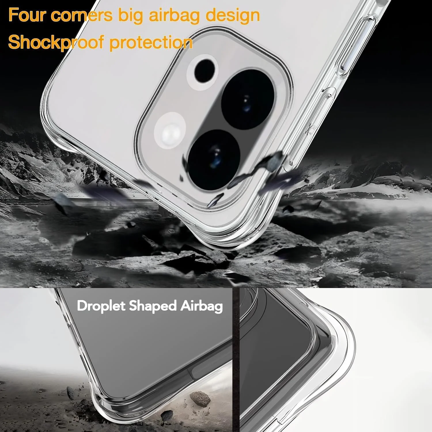 قاب محافظ شفاف گوشی برای وان پلاس 13T / و وان پلاس 13S، با گوشه های تقویت شده، محافظت از دوربین، طراحی باریک، ضد ضربه و انعطاف پذیر از جنس TPU قاب محافظ شفاف گوشی برای وان پلاس 13T / و وان پلاس 13S، با گوشه های تقویت شده، محافظت از دوربین، طراحی باریک، ضد ضربه و انعطاف پذیر از جنس TPU