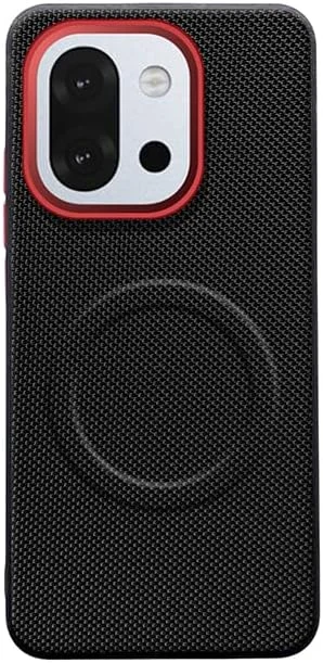 قاب مغناطیسی برای گوشی وان پلاس 13S، پشت چرم مصنوعی - لبه های بادوام TPU نرم و ضد ضربه - پوشش محافظ نازک و باریک PC سخت برای وان پلاس 13S 5G 2025 (مشکی) قاب مغناطیسی برای گوشی وان پلاس 13S، پشت چرم مصنوعی - لبه های بادوام TPU نرم و ضد ضربه - پوشش محافظ نازک و باریک PC سخت برای وان پلاس 13S 5G 2025 (مشکی)