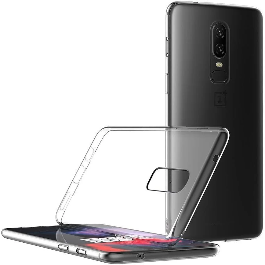 قاب محافظ گوشی مایجین برای وانپلاس 6 (6.28 اینچ) ژلهای نرم TPU با پوشش پشتی شفاف قاب محافظ گوشی مایجین برای وانپلاس 6 (6.28 اینچ) ژلهای نرم TPU با پوشش پشتی شفاف