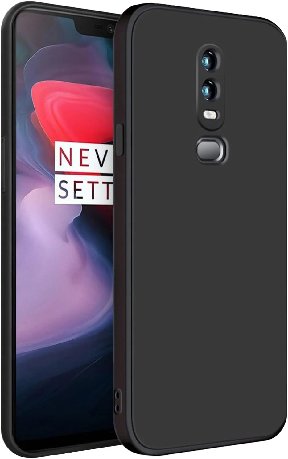 کاور سیلیکونی محافظ گوشی سازگار با وان پلاس 6، نازک با محافظت از دوربین، داخلی نرم، باریک و انعطاف پذیر (برای وان پلاس 6 - مشکی) کاور سیلیکونی محافظ گوشی سازگار با وان پلاس 6، نازک با محافظت از دوربین، داخلی نرم، باریک و انعطاف پذیر (برای وان پلاس 6 - مشکی)