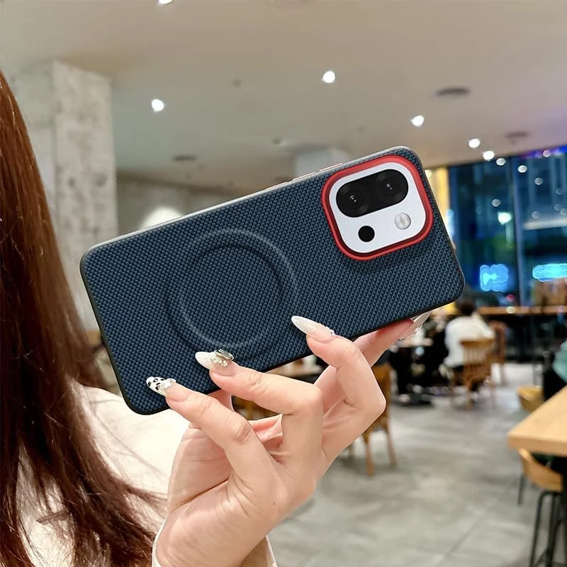 قاب مغناطیسی برای گوشی وان پلاس 13S، پشت چرم مصنوعی - لبه های بادوام TPU نرم و ضد ضربه - پوشش محافظ نازک و باریک PC سخت برای وان پلاس 13S 5G 2025 (مشکی) قاب مغناطیسی برای گوشی وان پلاس 13S، پشت چرم مصنوعی - لبه های بادوام TPU نرم و ضد ضربه - پوشش محافظ نازک و باریک PC سخت برای وان پلاس 13S 5G 2025 (مشکی)