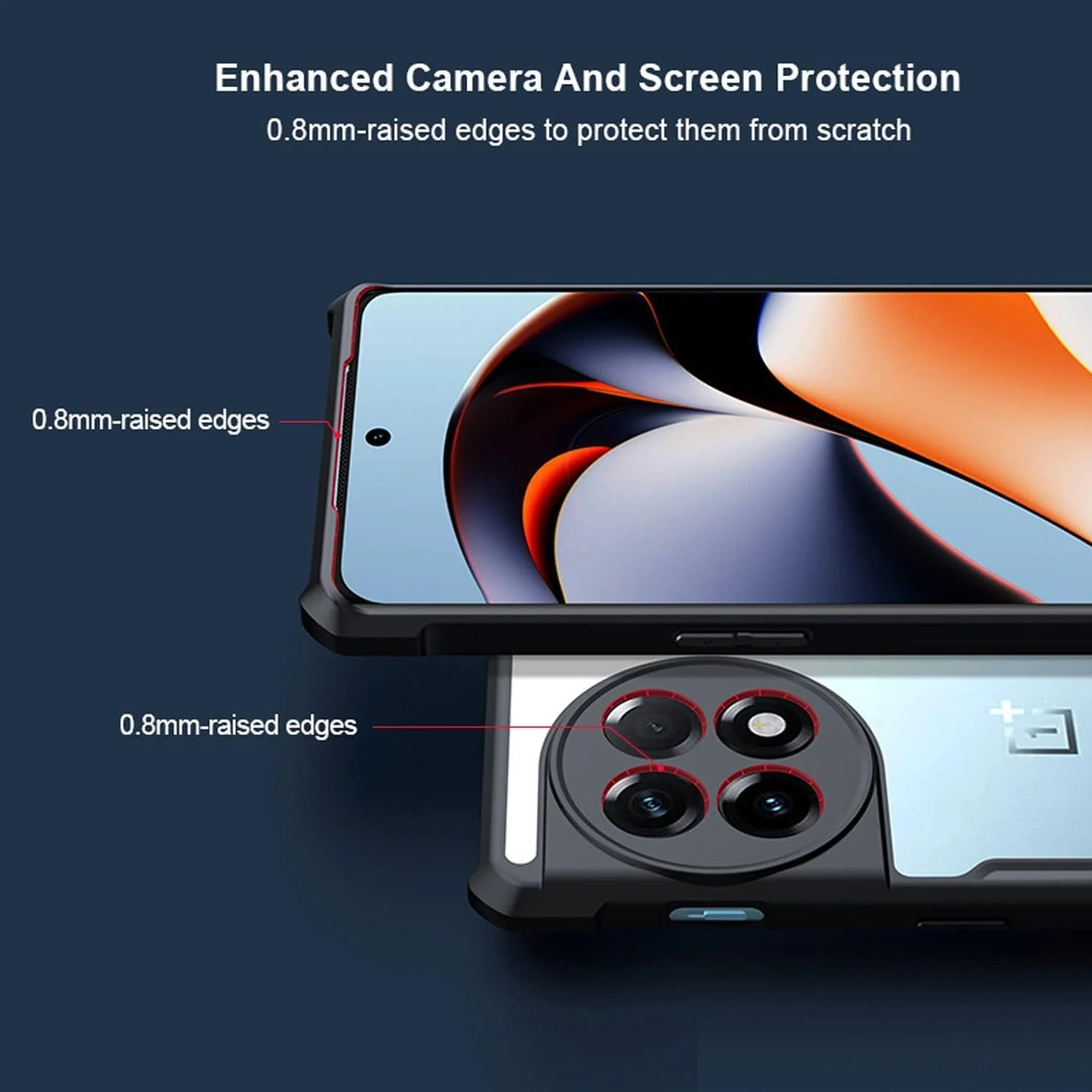 قاب گوشی آزونی سازگار با وان پلاس ACE 2، قاب محافظ گوشی ضد ضربه با کیسه هوا، پوشش کامل لنز، ضد اثر انگشت، مشکی قاب گوشی آزونی سازگار با وان پلاس ACE 2، قاب محافظ گوشی ضد ضربه با کیسه هوا، پوشش کامل لنز، ضد اثر انگشت، مشکی