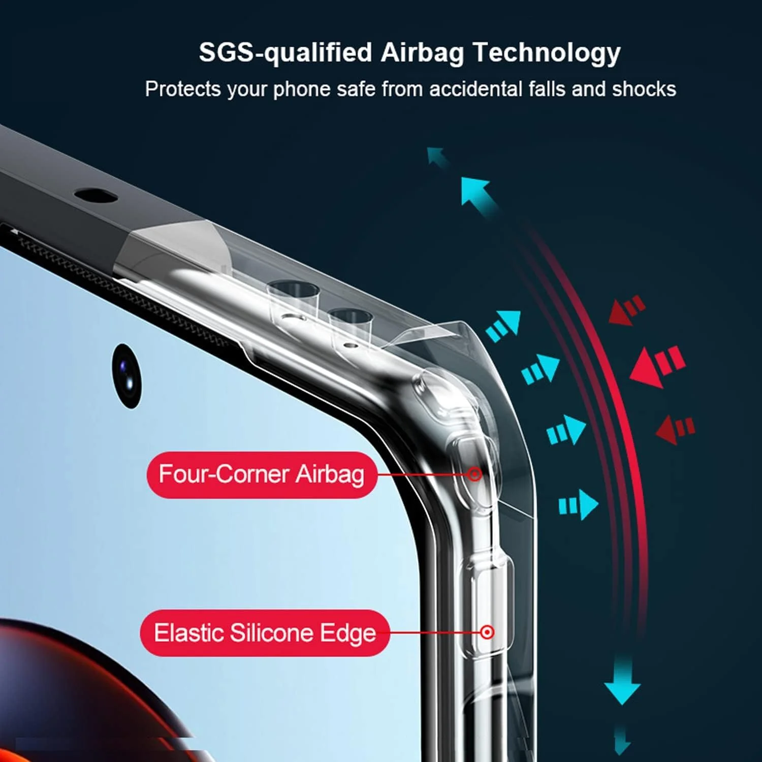 قاب گوشی آزونی سازگار با وان پلاس ACE 2، قاب محافظ گوشی ضد ضربه با کیسه هوا، پوشش کامل لنز، ضد اثر انگشت، مشکی قاب گوشی آزونی سازگار با وان پلاس ACE 2، قاب محافظ گوشی ضد ضربه با کیسه هوا، پوشش کامل لنز، ضد اثر انگشت، مشکی