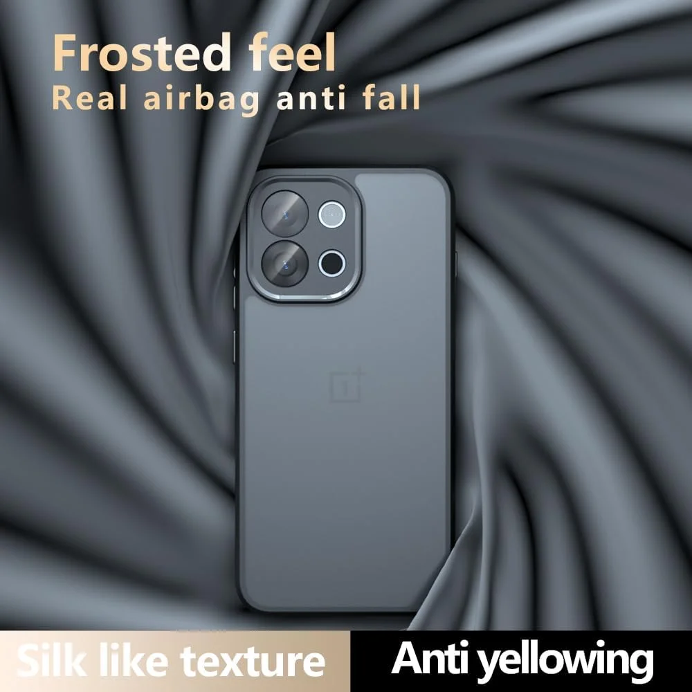 قاب محافظ گوشی وان پلاس 13S مدل 2025: پشت سخت PC و بامپر نرم TPU، ضد ضربه، محافظ مات، باریک و سبک، مشکی مات قاب محافظ گوشی وان پلاس 13S مدل 2025: پشت سخت PC و بامپر نرم TPU، ضد ضربه، محافظ مات، باریک و سبک، مشکی مات