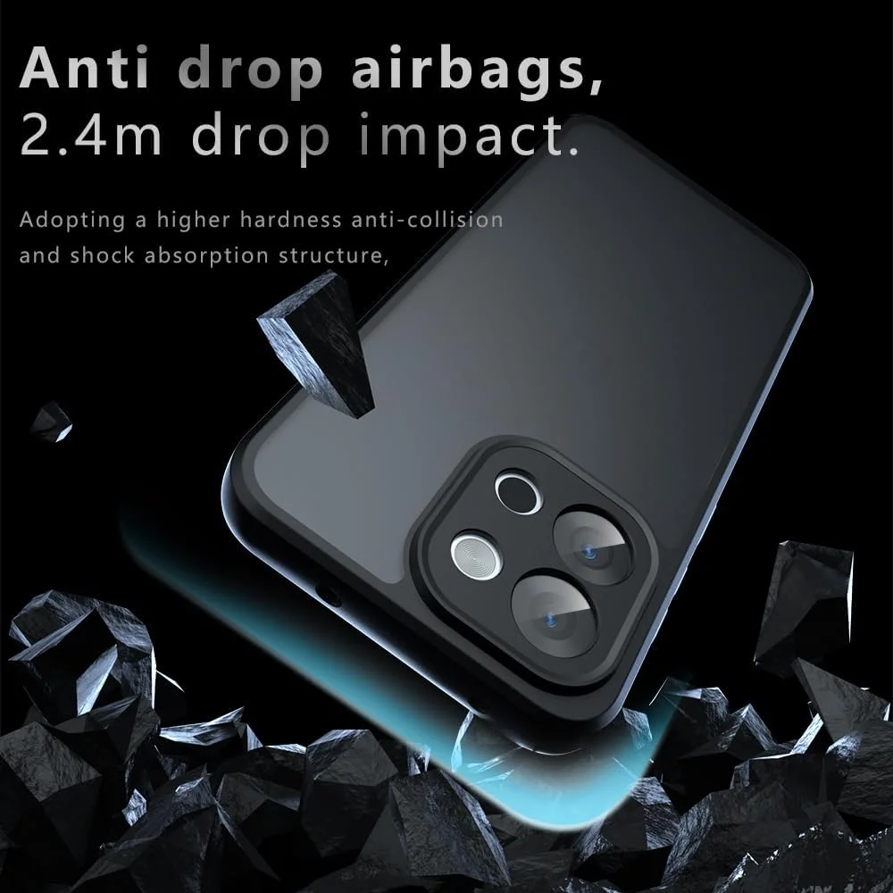 قاب محافظ گوشی وان پلاس 13S مدل 2025: پشت سخت PC و بامپر نرم TPU، ضد ضربه، محافظ مات، باریک و سبک، مشکی مات قاب محافظ گوشی وان پلاس 13S مدل 2025: پشت سخت PC و بامپر نرم TPU، ضد ضربه، محافظ مات، باریک و سبک، مشکی مات