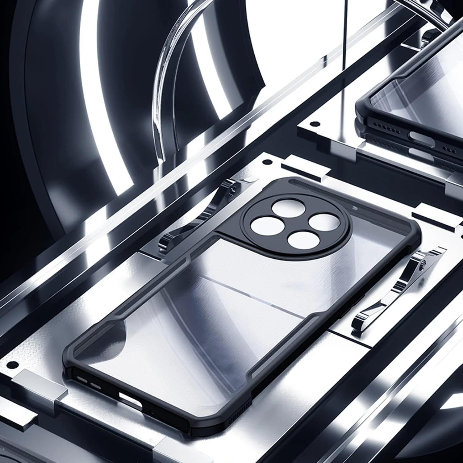 قاب گوشی آزونی سازگار با وان پلاس ACE 2، قاب محافظ گوشی ضد ضربه با کیسه هوا، پوشش کامل لنز، ضد اثر انگشت، مشکی قاب گوشی آزونی سازگار با وان پلاس ACE 2، قاب محافظ گوشی ضد ضربه با کیسه هوا، پوشش کامل لنز، ضد اثر انگشت، مشکی